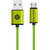 Digimate Anti Tangle Metal Micro USB Mesh Cable - Green