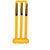 HOMMER Plastic Stump Set with Bat  Bag for Juniors. Cricket Kit