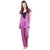 Boosah Women's Purple Satin 1 Night Suit