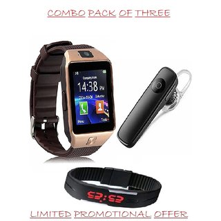 digital watch with phone