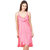 Boosah Women's Pink satin Babydoll Dress