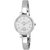 Swisstone JEWELS066-SILVER Dial Silver color bracelet Wrist Watch for Women/Girls