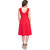 Addyvero Red Cotton Lycra Dresses