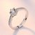 Sterling Silver Princess Design   Elements Adjustable Ring For Women  Girls