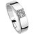 Sterling 925 Silver   Solitaire Adjustable Rings For Men  Boys