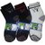Combo of 6 Polycotton Ankle Socks (3 Pair of Men  3 Pair of Women)