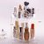 Makeup Toiletry kits organizer 360 degree rotation dressing let high bottle storage becomes more simple