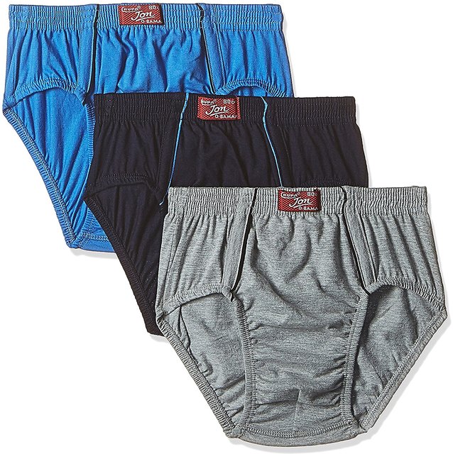 Buy Rupa Jon Men's Cotton Brief (Pack of 3) (Colors May Vary) Online @ ₹205  from ShopClues