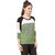 Texco Women'S Graffity Slogan Printed Olive Green Color Block Sporty Top