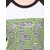 Texco Women'S Graffity Slogan Printed Olive Green Color Block Sporty Top
