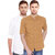 Balino Chinese Collar Regular Fit Poly-Cotton Shirt for Men Combo of 2