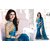 Indian Style Sarees New Arrivals Latest Women's Multicolor Georgette Peding Embroidered Work Designer Saree With Blouse