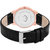 Swisstone VOGLR040 Black Leather Strap Wrist Watch for Women