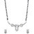 Anuradha Art Silver Finish Studded With American Diamonds Simple & Classy Mangalsutra For Women