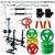 HAWKISH BRAND NEW 18 KG PROFESSIONAL RUBBER COATED & INTEGRATED METAL WEIGHT PLATE + 20 IN 1 BENCH (2X4) HOME GYM SET + 14