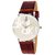 DK Boys HRV leather strap dk wrist watch with White Dial By THreeStar