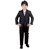 Boys Coat Suit with Shirt Pant and Tie Kids Wear by Arshia Fashions - 2 - 11 Years - Full Sleeves - Party Wear - Black