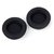 Generic Pair of Game Joystick Thumbstick Cap Caps for Sony PlayStation 4 PS4 Controller--Black + White