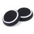 Generic Pair of Game Joystick Thumbstick Cap Caps for Sony PlayStation 4 PS4 Controller--Black + White