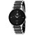 IIK Collection Silver Black Analog Metal Watch For Men,Boys