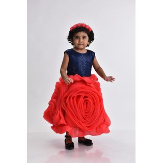 rose flower frock