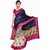 Shree Rajlaxmi Sarees Multicolor Cotton Silk Printed Saree With Blouse