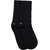 Bonjour Odour free plain Socks in 10 colors for Men with Bonjour logo -Black
