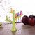 Birdie Fruit Fork Set with Stand, 6-Pieces, Multicolour