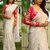 Meia Cream Chanderi Embellished Saree With Blouse