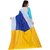 ShopSmarty Women's Cotton Silk Saree With Blouse Piece (Multicolour)