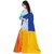 ShopSmarty Women's Cotton Silk Saree With Blouse Piece (Multicolour)