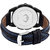 Swisstone G150 Day Date Display Black Leather Strap Wrist Watch for Men