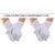 White Cotton Bike Riding Gloves with Double Cloth , Set of 2 Pairs CodeRB-1615