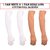 White 1 Pair and Beige 1 Pair Soft Cotton Long Full Sleeves Sun Dust Protection Anti Tan Gloves , Bike Riding Gloves CodeRB-4069