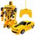 J H Traders Rechargeable RC Bumblebee Robot Car