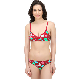 printed panty set
