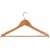 wooden hanger (adult size) Natural cream colour (Pack of 6)