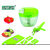 Ankur Combo of All in One Food Proccessor, 6 in 1 Slicer and Vegetable Cutter