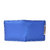 Fashion Village Blue Plain PU Single fold Wallet
