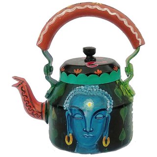 Buy Hand Painted Aluminum Tea Kettle Colorful Quirky Funky N Designer Naari Shakti Tea Pot For Home Decor Can Be Used Online 1200 from ShopClues