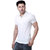 Concepts White Polyester Polo Tshirt