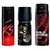 Summer Collection For Men Deo  SPARK, DARK TEMPTATION, and RED (Set of 3 pcs)-150 ml each