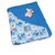 Furn@Home Alphabetical Character Teddy Hooded Design Blue Baby Blanket