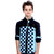 MashUp Designer Collection Blue Chess Board Shirt