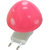 Cocodoes LED Night Lamp With ON-OFF Batton Wall Mushroom (Pink)