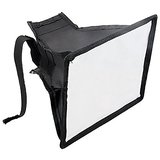 DSLRKIT Portable 15x17 cm Flash Diffuser Mini Flash Softbox for Canon Nikon Pentax Sony