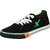 Sparx Black Green Men's Canvas Sneakers