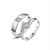 Beautiful  Elements Silver Plated Adjustable Couple Rings By Stylish Teens