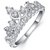 Gorgeous Crown Design  Elements Sterling Silver Adjustable Ring For Women  Girls
