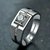 Exclusive Limited Edition Sterling Silver  Solitaire Adjustable Rings For Men  Boys